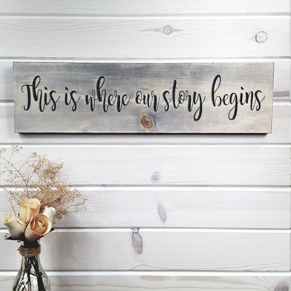 The Story Begins - Etsy