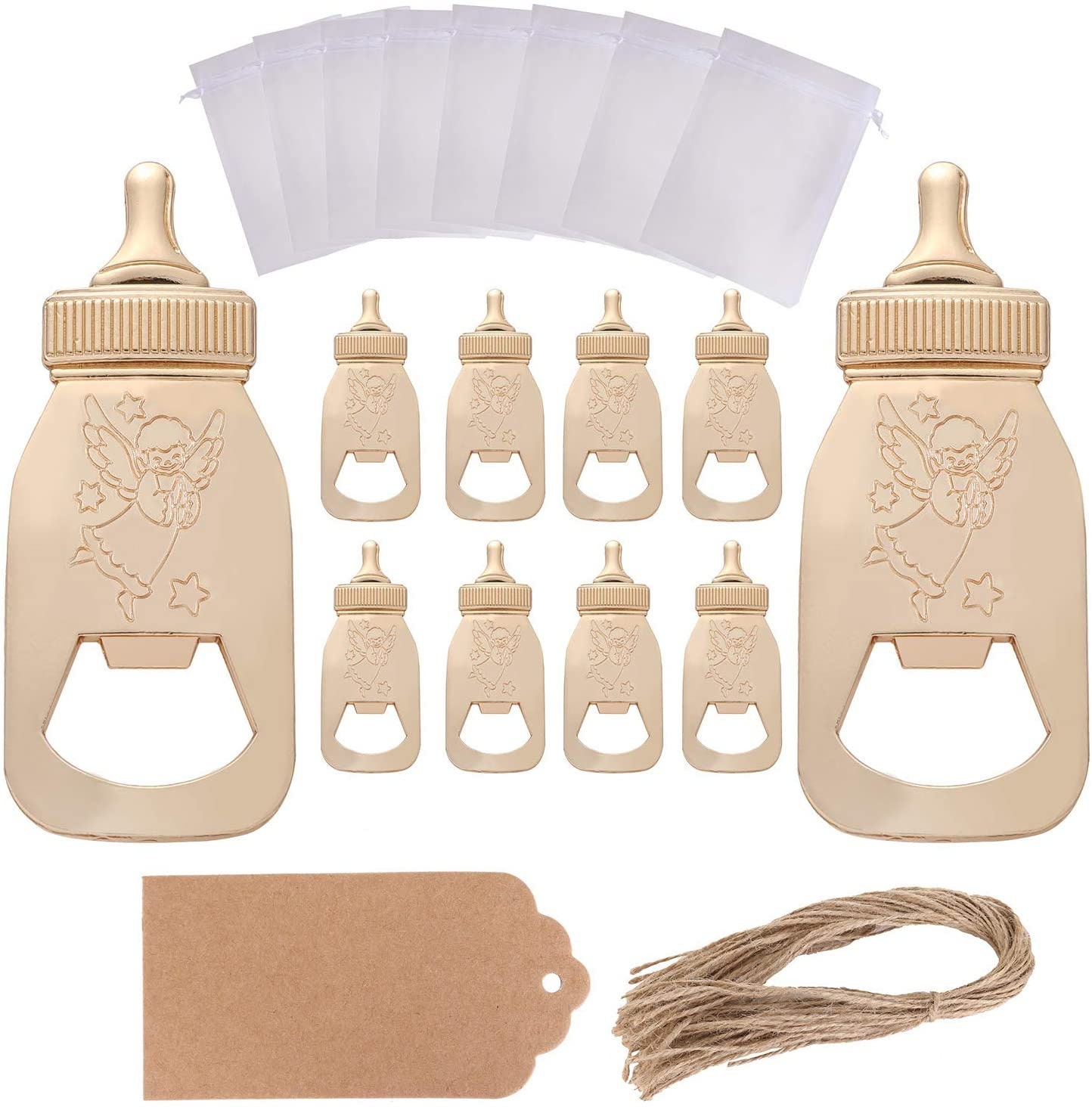 30 Pack Baby Bottle Opener Baby Shower Party Favor Baby Bottle Etsy