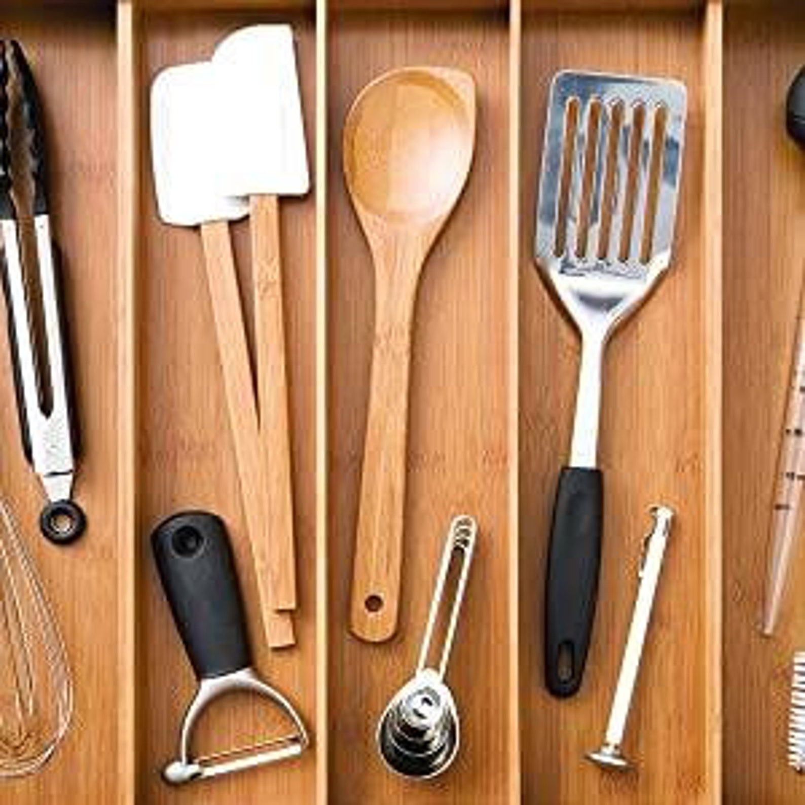 Utensil & Kitchen Tool Holder Storage Organizer Expandable Etsy