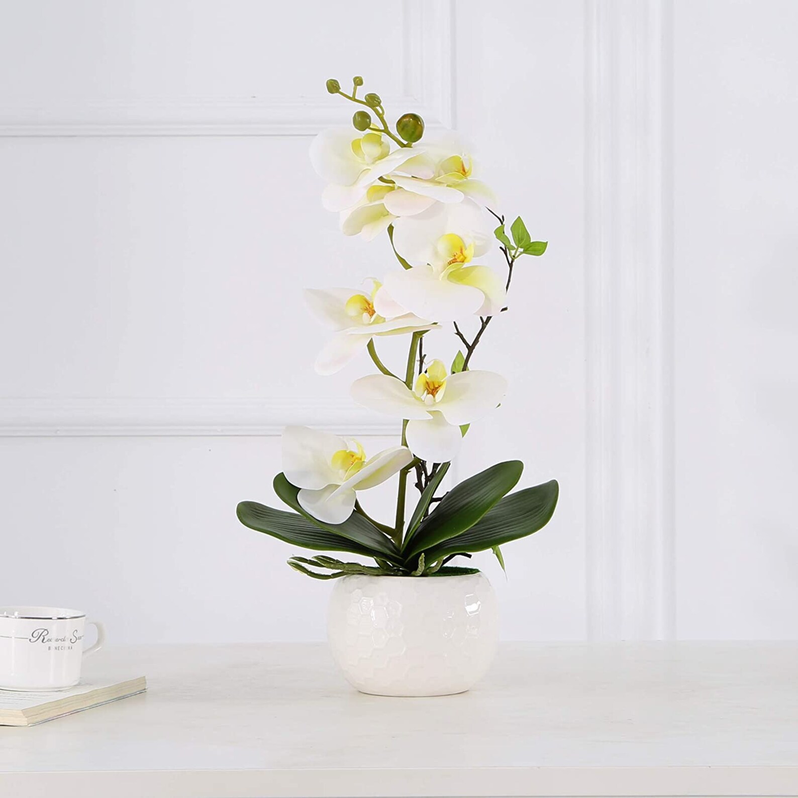 Künstliche Bonsai Orchideen süße Phalaenopsis mit Vase Home | Etsy