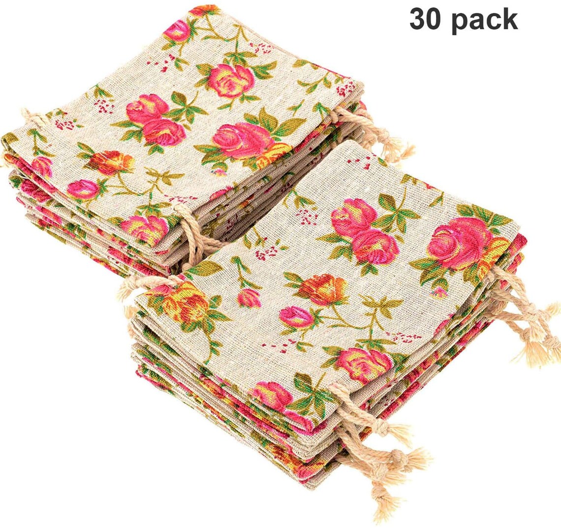 Flower Pouch Bags Gift Bags Jewelry Pouches for DIY Craft Etsy