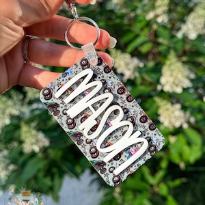 Monster Truck Back Pack Bag Tags - Personalized Acrylic Name Bag Tag - Back to School Bag Tag - Diaper Bag Tag - Tags for Boy - Bag Charm