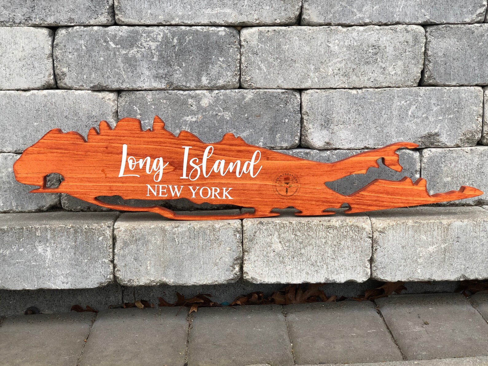 Long Island Wood Sign State Cutout Signs Gift for Friend Etsy