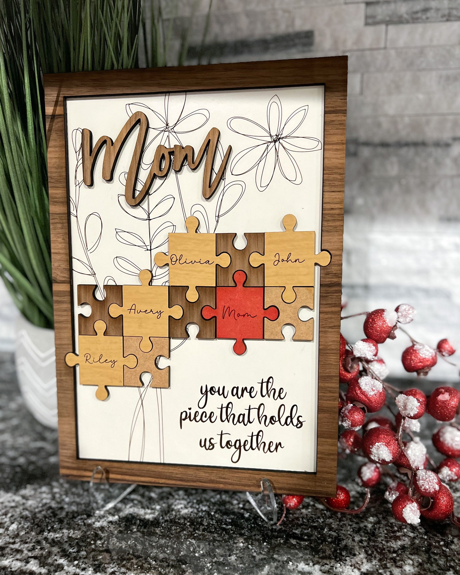 Custom Mother’s Day Puzzle Sign