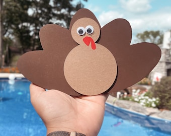 Turkey Wood Cut Out - Welcome to Our Home Wood Sign with Interchangeable “O” Wood Cutouts Individual Pieces ONLY