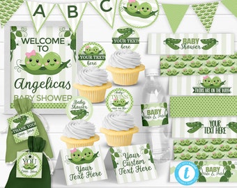 Two Peas In A Pod Baby Shower Etsy