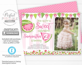 pink green invites etsy