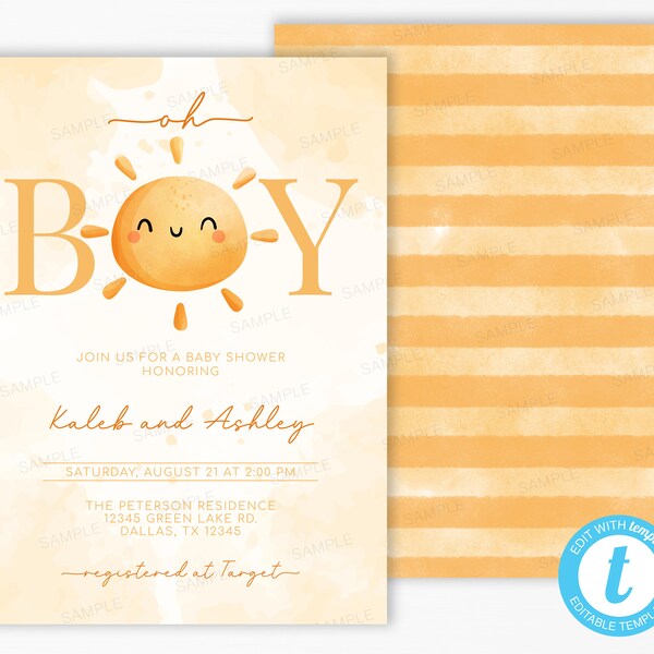 Sunshine Baby Shower Etsy