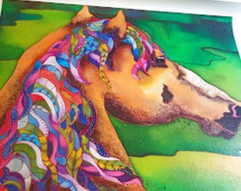Linnea Pergola - "Stallion" Limited Edition Giclee on Canvas W/ COA