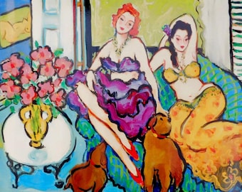 Colleen Ross "Dreamin of You" Limited serigraph on Canvas , Signed W/coa