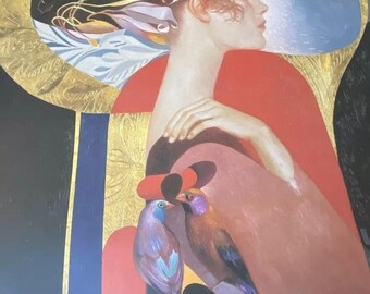 Felix Mas  "The Lady” by Lithograph on Archival Paper