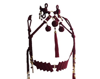 Dianne - FULL SET - Interchangeable rope harness and choker