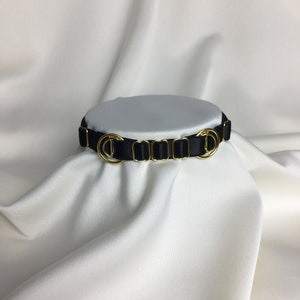 Cyan- Choker -  Satin Elastic choker