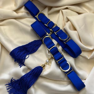 Naira - Leg garters - Satin elastic