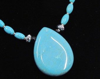 Turquoise pendant turquoise necklace 2 pair earrings sterling silver set. 3 piece turquoise earrings pendant necklace sterling silver set.
