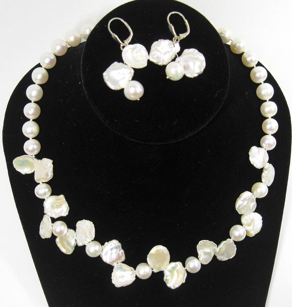 Keshi Pearl + Sea Glass Necklace – Cape