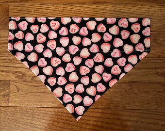 Valentine Conversation Heart Pet Bandana