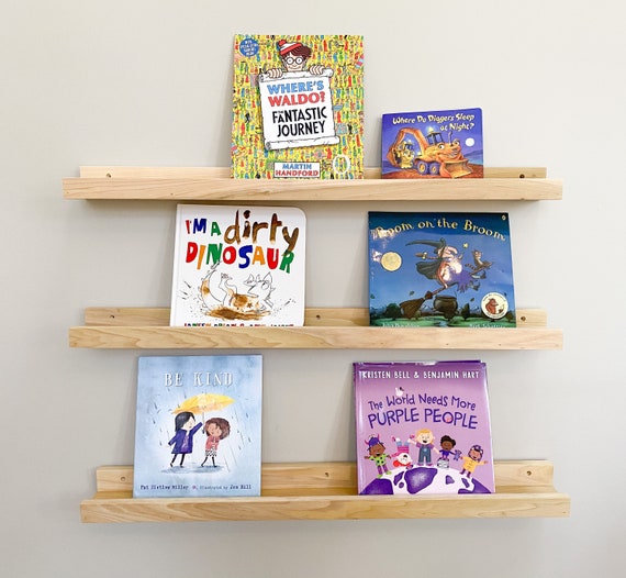 Set of 3 Ledge Shelves Ledge Shelf Floating Shelf Nursery Decor