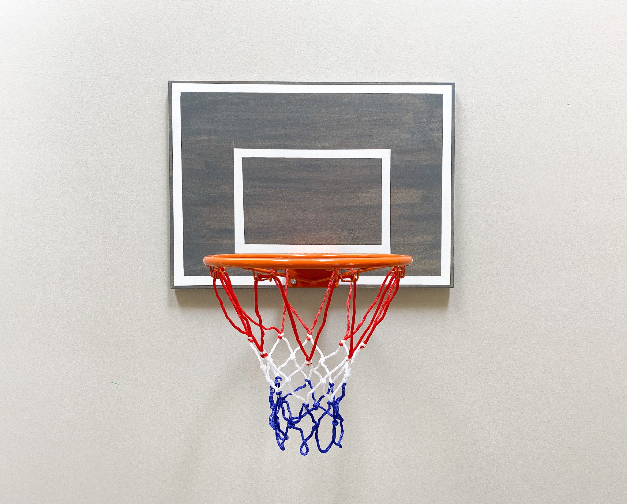 Indoor Basketball Hoop Sports Room Rec Room Kids Room Handmade Basketball  Hoop Sports Room Decor 