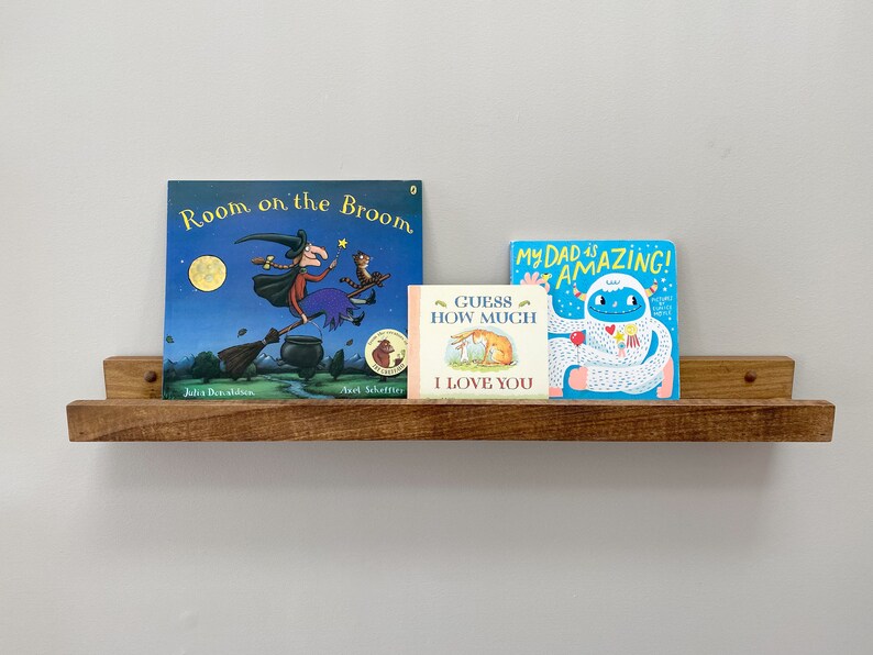 Ledge Shelf Picture Ledge Shelf Book Shelf Wooden Shelf Etsy