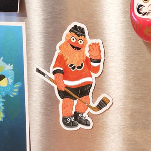 Gritty Mascot Car and Fridge Magnet 4&quot; Tall