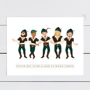 Men In Tights Print