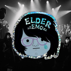 Elder Emo Sticker - 7,5 cm Wasserdicht