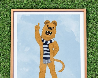 Penn State Nittany Lion Mascot Print