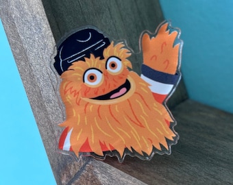 Gritty Acrylic Pin 1.5"