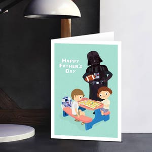 Biglietto per la festa del papà di Skywalker