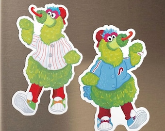 Phanatic Original or Powder Blue Mascot Car and Fridge Magnet 4" Tall