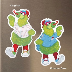 Phanatic Original or Powder Blue Mascot Car and Fridge Magnet 4&quot; Tall