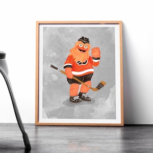 Impression de mascotte graveleuse de Philadelphie