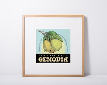 Visit Beautiful Genovia Print - The Princess Diaries