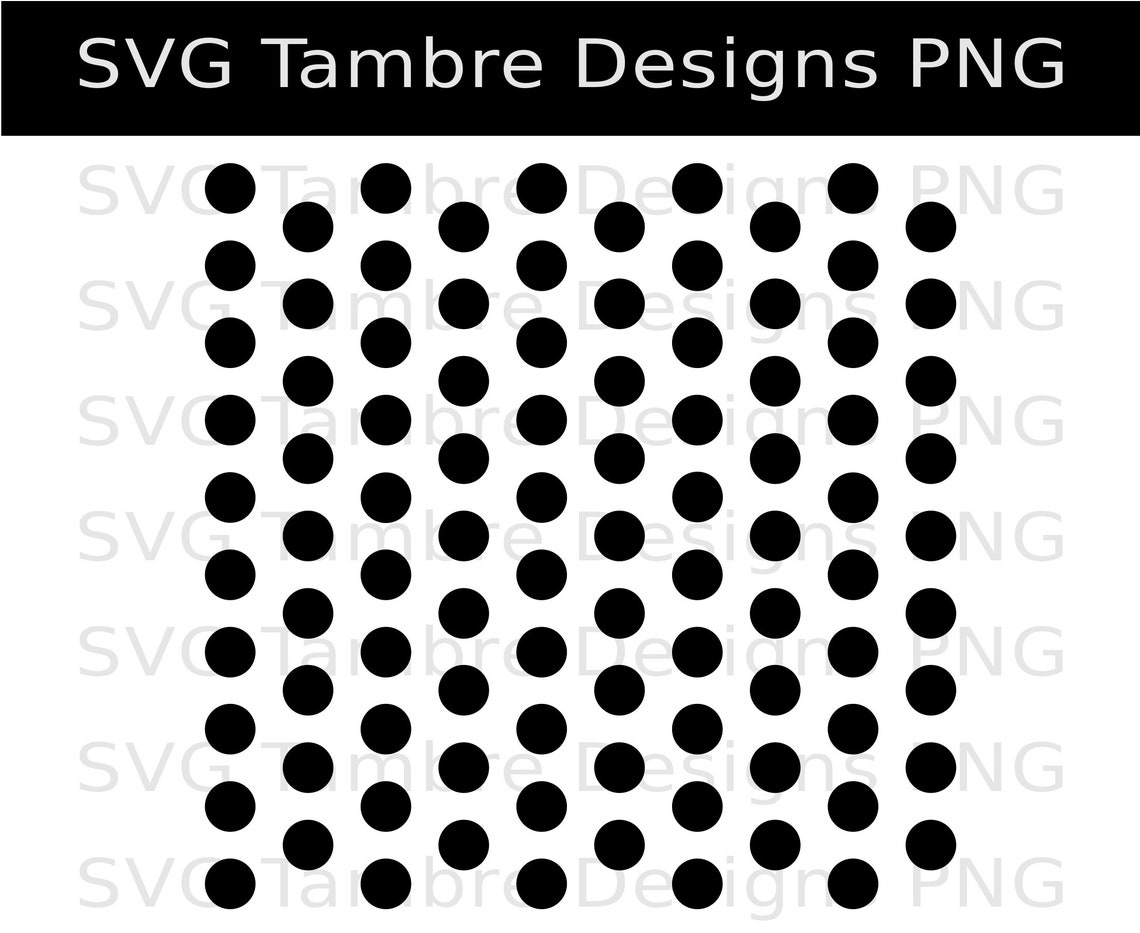 Polkadot Dots Pattern Circles Cricut Cut File Silhouette Files Etsy