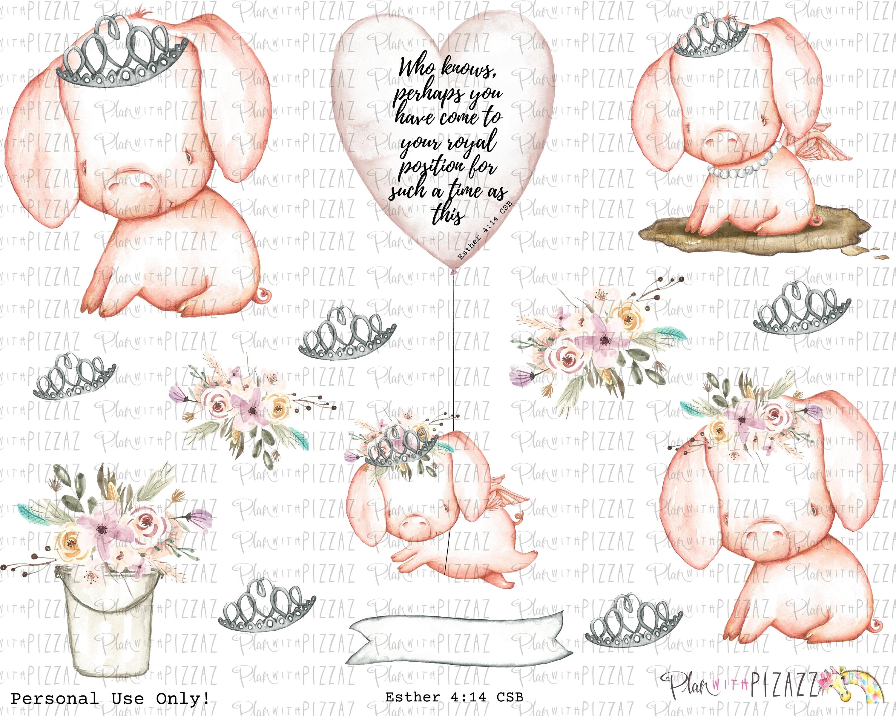 Princess Piggy //bible Journal Printable PDF //esther//prayer ...
