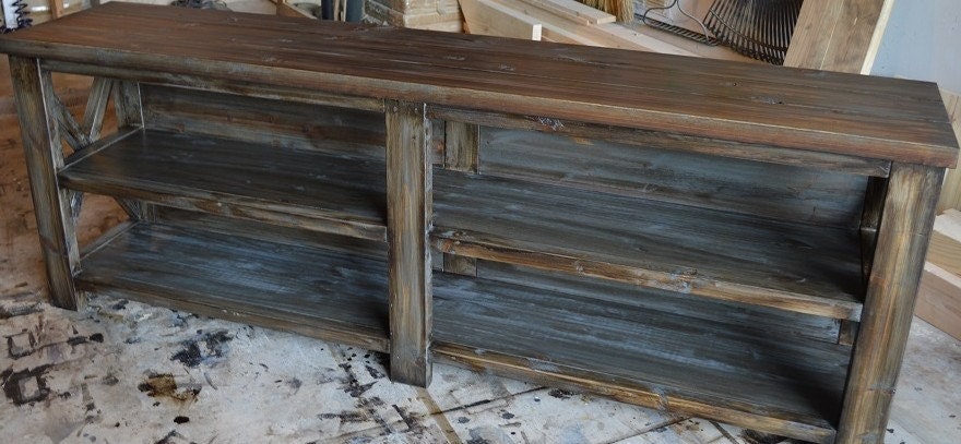 Rustic Console Table - Etsy