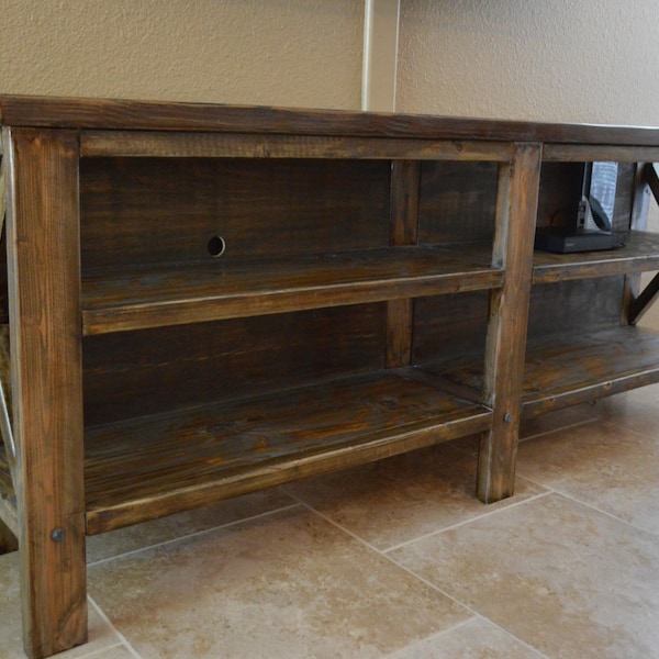 Rustic Console Table Etsy