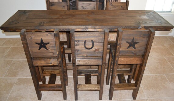Bar Height Table w/ 6 chairs
