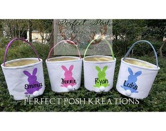 personalized easter basket etsy