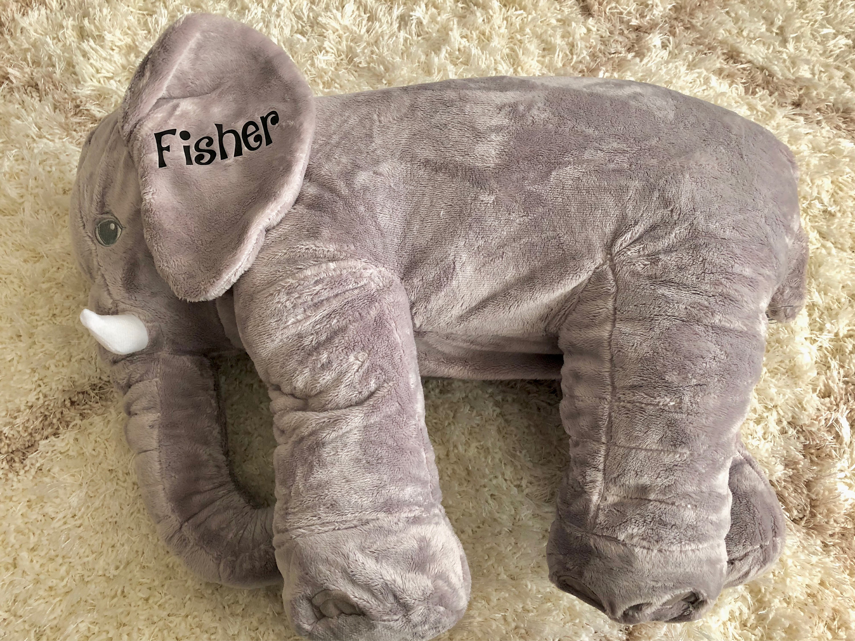 stuffed elephants for baby shower