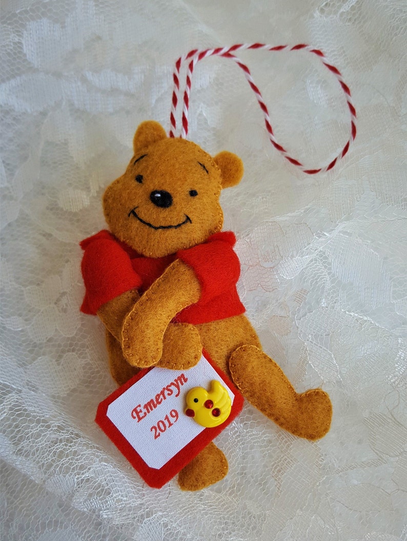 Winnie The Pooh Christmas ornament For Baby or toddler-Baby | Etsy