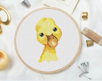 Duck Cross Stitch Etsy
