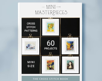 PDF BOOK Mini Masterpieces, Cross Stitch patterns 50 and more Tiny Patterns  Cross Stitch Book the tiny stitch, pdf patterns, small stitch