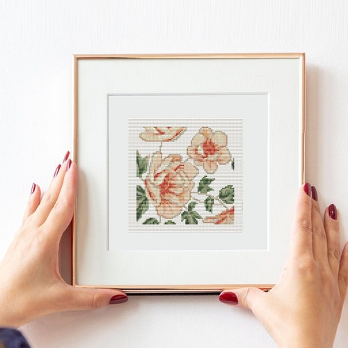 Mini ART Cross Stitch Pattern Famous Painting Embroidery PDF Etsy