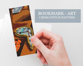 Art Bookmarks, instant download PDF cross stitch pattern,Modern Cross Stitch, Bookmark Pattern, Painting Cross Stitch, Easy Cross Stitch,