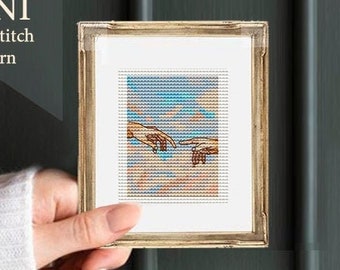 Creation of Adam Mini Cross Stitch Pattern (PDF)
