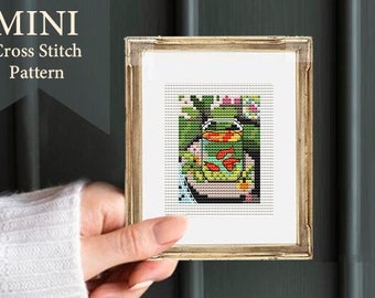 Mini MATISSE, The Goldfish cross stitch pattern, mini embroidery, cross stitch chart, gift for art lovers, museum cross stitch,miniature art