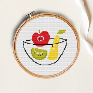 fruits cross stitch pattern , food patterns, kitchen cross stitch, Kitchen Home decor, cross stitch Dining room, Cross Stitch Pattern