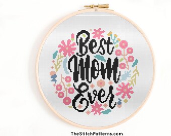 Mother Cross Stitch Etsy